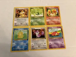NM-NP Pokemon TCG Team Rocket Unlimited Complete Uncommon & Common 48 Card Set - Image 3