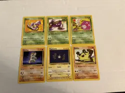 NM-NP Pokemon TCG Team Rocket Unlimited Complete Uncommon & Common 48 Card Set - Image 4
