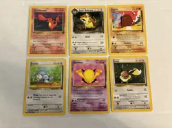 NM-NP Pokemon TCG Team Rocket Unlimited Complete Uncommon & Common 48 Card Set - Image 5
