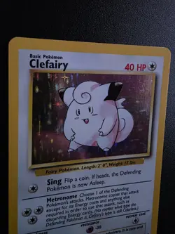 Pokemon - Clefairy Holo - 5/102 - Base Set - Rare Card - WOTC NM-LP - Image 3