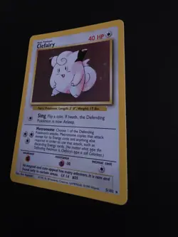 Pokemon - Clefairy Holo - 5/102 - Base Set - Rare Card - WOTC NM-LP - Image 4
