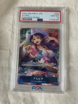 Alvida OP01-064 - PSA 10 One Piece Card Game CCG TCG Parallel Alt Art Box Topper - Image 1