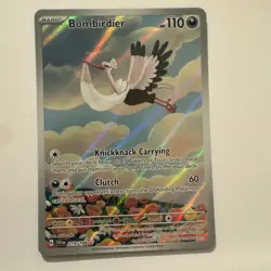 Pokemon TCG Scarlet & Violet Bombirdier Illustration Rare Holo Card 219/198 - Image 1