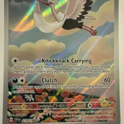 Pokemon TCG Scarlet & Violet Bombirdier Illustration Rare Holo Card 219/198 - Image 3