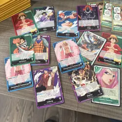 One Piece Card Game English INVESTMENT LOT of 1800+ Cards LGND, SR,C, Holo,R + - Image 2