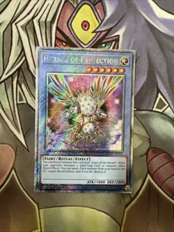 RA03-EN237 Herald Of Perfection Platinum Secret Rare 1st Edition NM Yugioh Card - Image 1