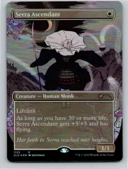 Magic the Gathering Foil Serra Ascendant Secret Lair MTG Free Shipping! - Image 1