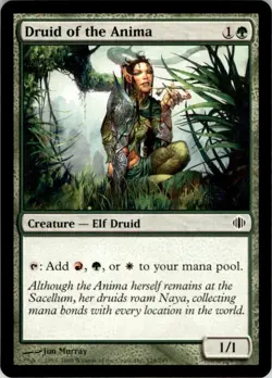 4x MTG druid of the Anima Shards of Alara C 128/249 (LIGHTLY PLAYED) - Image 1