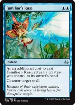 MTG Familiar's Ruse Modern Masters 2017 U 37/249 (LIGHTLY PLAYED) - Image 1