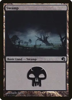 MTG Swamp 28 Graveborn Premium Deck Graveborn C Foil 28/30 (LIGHTLY PLAYED) - Image 1