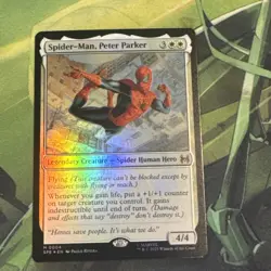 Spider-Man, Peter Parker - 0004 - M - FOIL - MTG - Marvel's Spider-Man - NM/M - Image 1