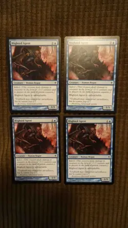 Magic: the Gathering / MtG Blighted Agent x4 New Phyrexia - Image 1