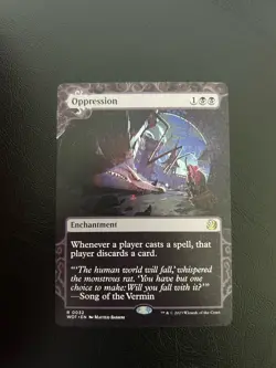 Oppression Wilds of Eldraine: Enchanting Tales Regular Rare Mtg 32 - Image 1