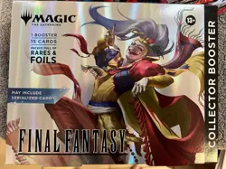Magic The Gathering Final Fantasy Collector Booster Omega Box Factory Sealed - Image 1