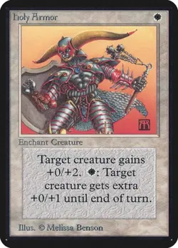 Holy Armor Limited Edition Alpha MP MTG - Image 1