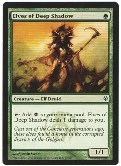 MTG Elves of Deep Shadow DD: Izzet vs Golgari C 47/90 (LIGHTLY PLAYED) - Image 1