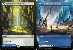 Barkchannel Pathway // Tidechannel Pathway - Extended Art KHM LP MTG - Image 1