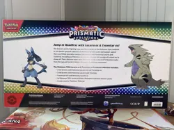 Pokemon Lucario Ex & Tyranitar Ex Premium Collection Prismatic Evolutions. - Image 2