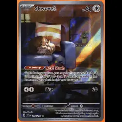 TAG 10 GEM MT Skwovet Illustration Rare 2023 Pokemon Pokemon Scarlet & Violet - Image 3