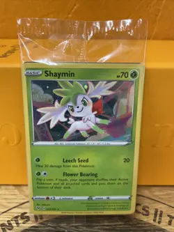Shaymin - Pokemon Promos 015/185 Cosmos Holo Rare SEALED Pack TCG - Image 1