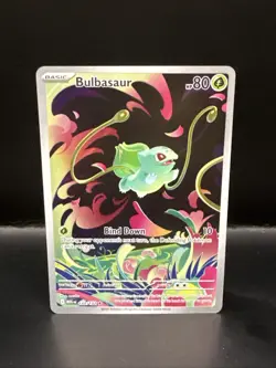 Pokemon 2025 Pokemon Mega Evolutions 133/132 Bulbasaur Illustration Rare A - Image 3
