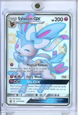 Sylveon GX Pokemon 2019 Hidden Fates Full Art Shiny Vault SV76/SV94 NM+ - Image 1