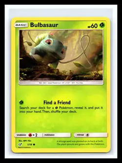 💥 Bulbasaur 2019 Pokemon Detective Pikachu # 1 /18 Holo Holographic - Image 1