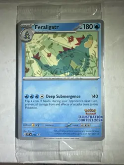 Pokemon TCG Illustration Contest 2025 Promos - *Sealed* - Pikachu, Fraligatr, To - Image 1