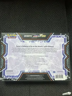 Deoxys VMAX and VStar Battle Box Pokemon TCG Including 4 Booster Packs - Image 2