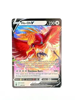 Ho-Oh V - 140/195 Silver Tempest Ultra Rare Pokemon - NM/MINT - Image 1
