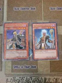 YUGIOH GRAVEKEEPER'S HERETIC LVAL + GRAVEKEEPER'S DESCENDANT ABPF RARE 1ST ED NM - Image 1
