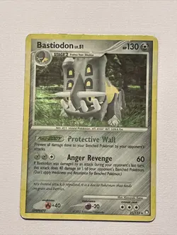 Pokemon Card - Bastiodon - 21/123 (DP Mysterious Treasures) Holo Rare Lv.51 - Image 2