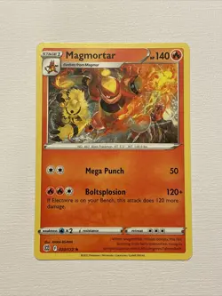 Pokemon Card Brilliant Stars Magmortar 020/172 Non-Holo Rare - NM - Image 1