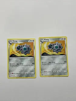 2x Klang 124/195 - NM / M - Silver Tempest Pokemon Card FREE SHIPPING - Image 1