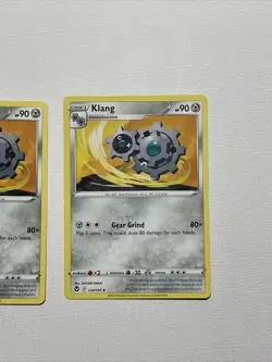 2x Klang 124/195 - NM / M - Silver Tempest Pokemon Card FREE SHIPPING - Image 3