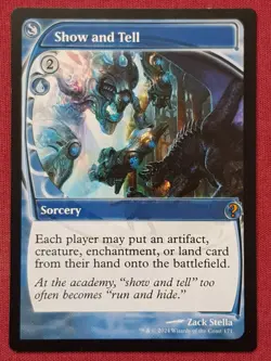 Magic The Gathering MYSTERY BOOSTER 2 MB2 SHOW AND TELL blue card MTG - Image 1