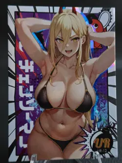 Power - Chinsaw Man -UR -Sexy Waifu Trading Card/Goddess story - Image 1