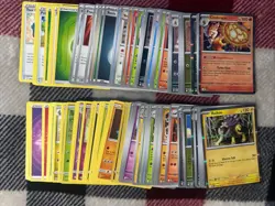 Pokemon Card Lot With Holo Foil Storage Unit Find Wide Variety - Image 1
