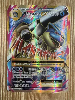 Mega Blastoise EX - 102/108 - Pokemon Evolutions Full Art Ultra Rare Card NM - Image 1