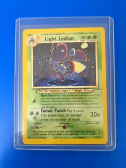 Pokemon TCG Light Ledian Neo Destiny 24 Unlimited Rare Card - Image 1