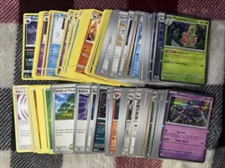 Pokemon Card Lot With Holo Foil Storage Unit Find Wide Variety - Image 1