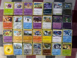 Pokemon Card Lot With Holo Foil Storage Unit Find Wide Variety - Image 3