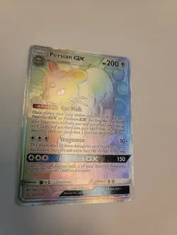 Pokemon Persian GX Holo Rare Card Trading Game Collectible - Image 2