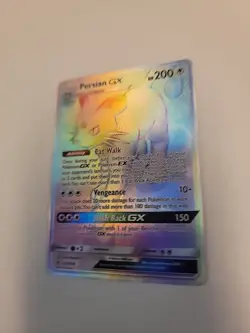 Pokemon Persian GX Holo Rare Card Trading Game Collectible - Image 3