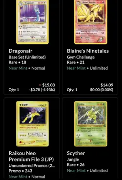 Vintage Pokemon Card Collection - Base Set, Fossil, Neo, Promo and More! - Image 3