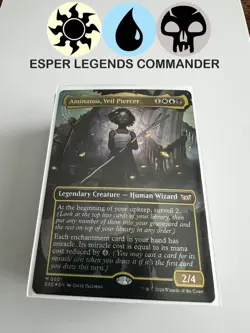Budget ESPER LEGENDS Commander Aminatou, Veil Deck Prebuilt Custom 100 Card MTG - Image 1