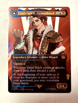 MTG Emet-Selch, Unsundered (Borderless) (Surge Foil) Final Fantasy 0539 NM/MT - Image 1