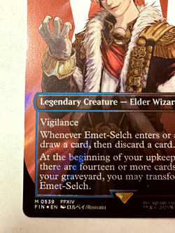MTG Emet-Selch, Unsundered (Borderless) (Surge Foil) Final Fantasy 0539 NM/MT - Image 3