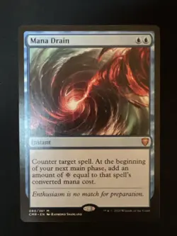 MTG Mana Drain - Commander Legends - LIGHTLY PLAYED - Image 1