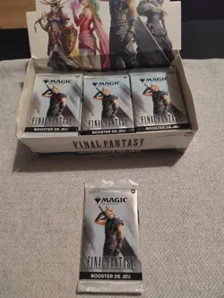MTG MAGIC UNIVERSE BEYOND 1 BOOSTER DE JEU FINAL FANTASY 14 CARTES EN FRANCAIS - Image 1